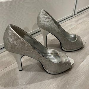 Silver heels